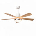 Ventilatore a soffitto in legno e metallo con luce incorporata 120 x 120 x 35cm